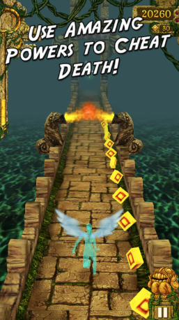 Temple Run, use amazing powers to cheat death!